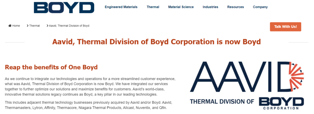 Aavid-heat-sink-manufacturer