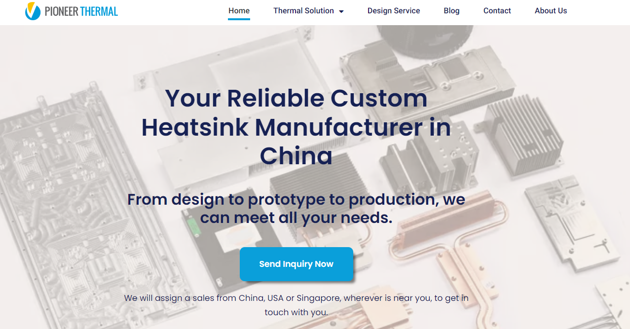 Top 10 Heat Sink Manufacturers In USA Pioneer Thermal Heatsink